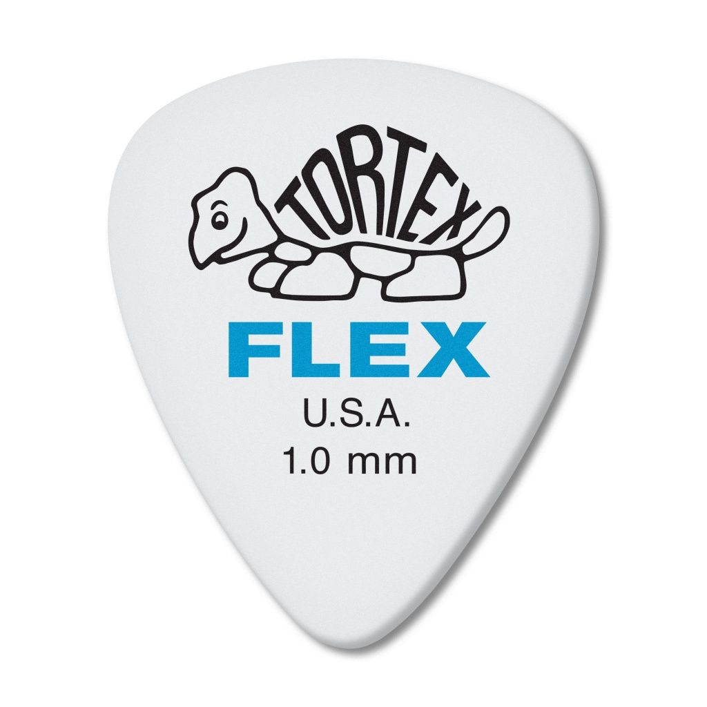 Медиатор толщина 1мм Dunlop 428P1.0 Tortex Flex