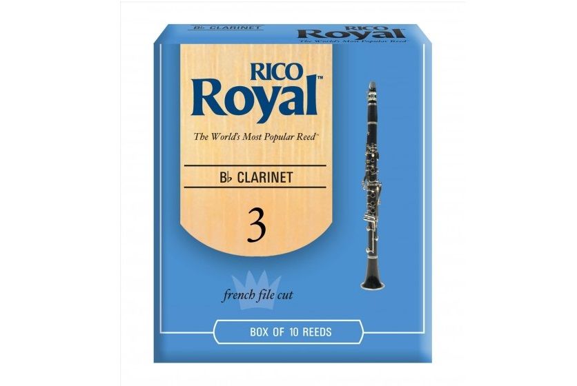 Трости для кларнета Bb Rico RCB1030 Royal №3 10 шт.