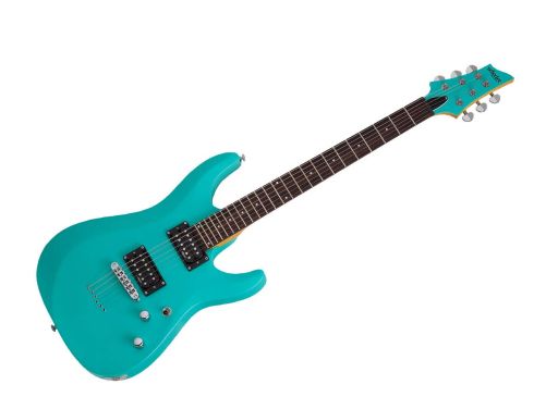 Schecter C-6 Deluxe Satin Aqua