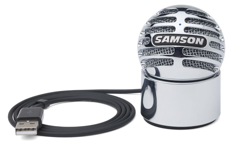 Конденсаторный USB-микрофон Samson Meteorite Chrome USB