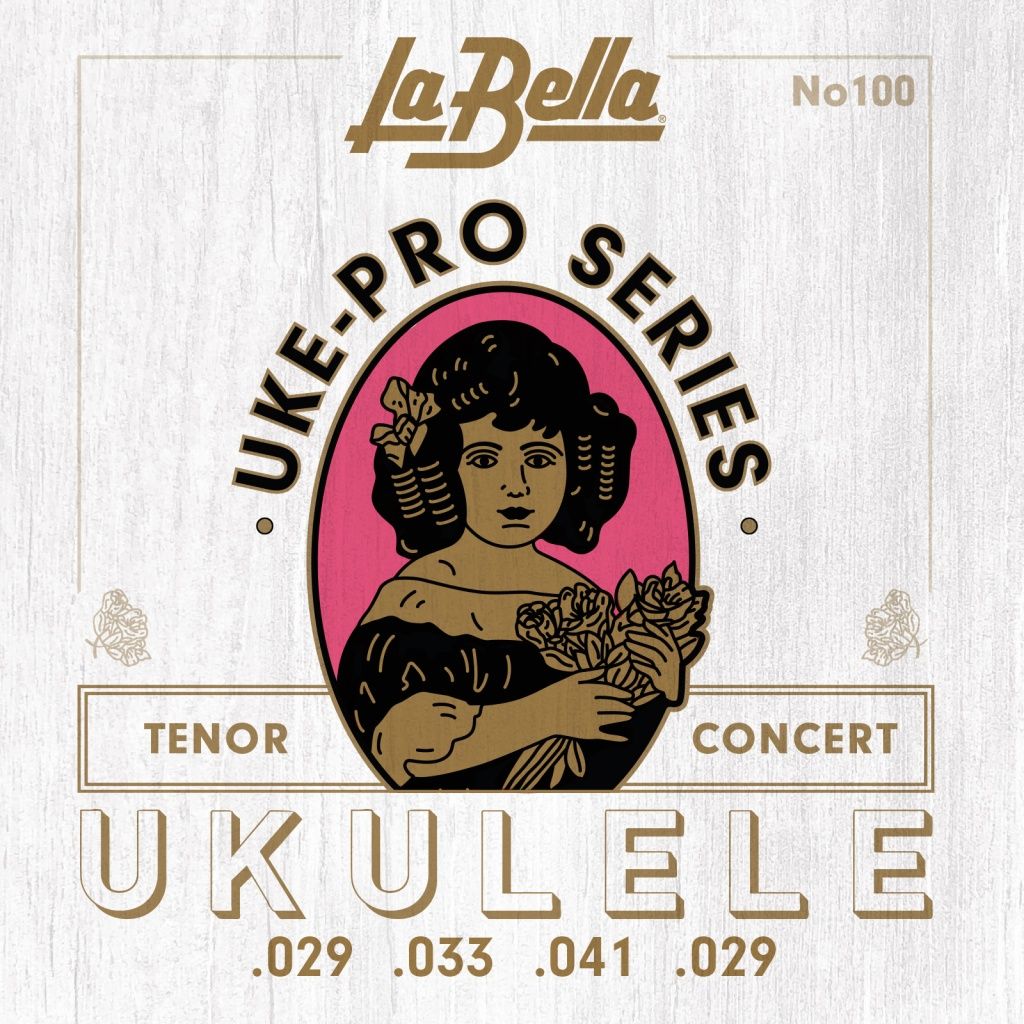 La Bella 100 Uke-Pro Комплект струн для концертного/тенор укулеле.