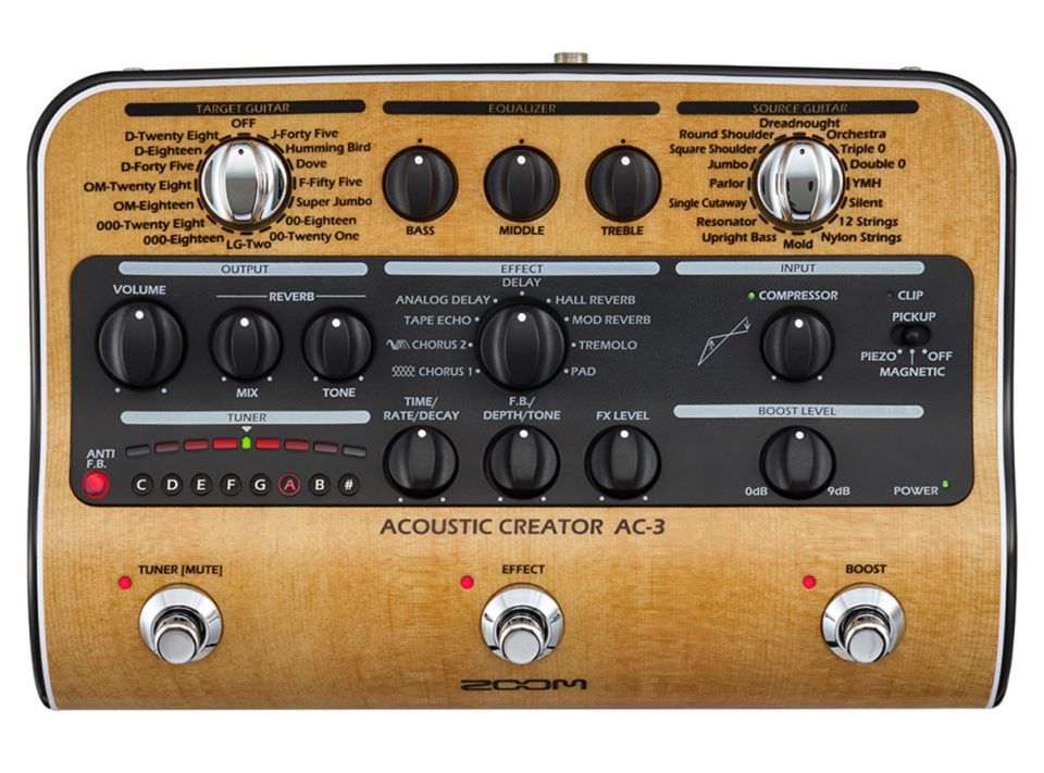 Гитарный процессор Zoom AC-3
