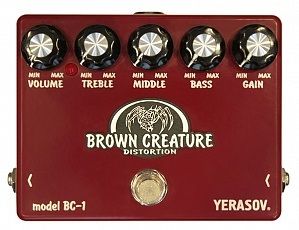 Педаль эффектов Yerasov Insect-BC-1 Brown Creature Distortion