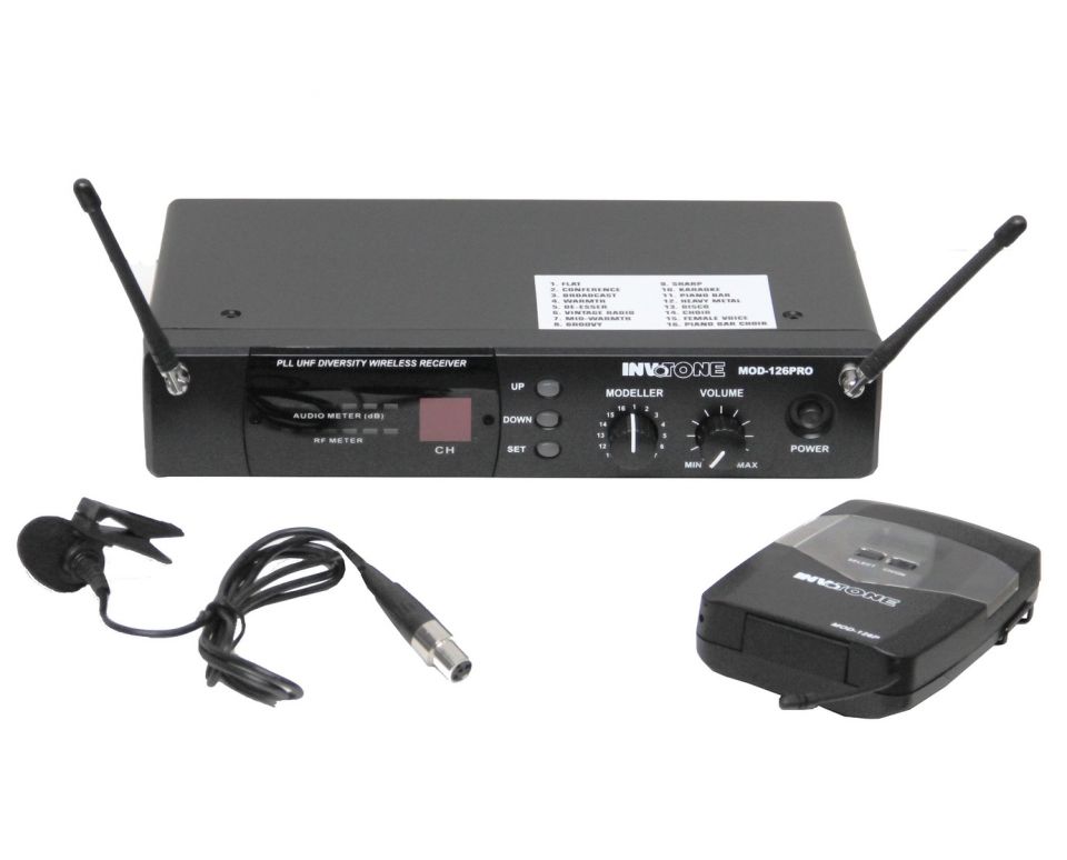 Радиосистема с петличным микрофоном Invotone MOD-126LV