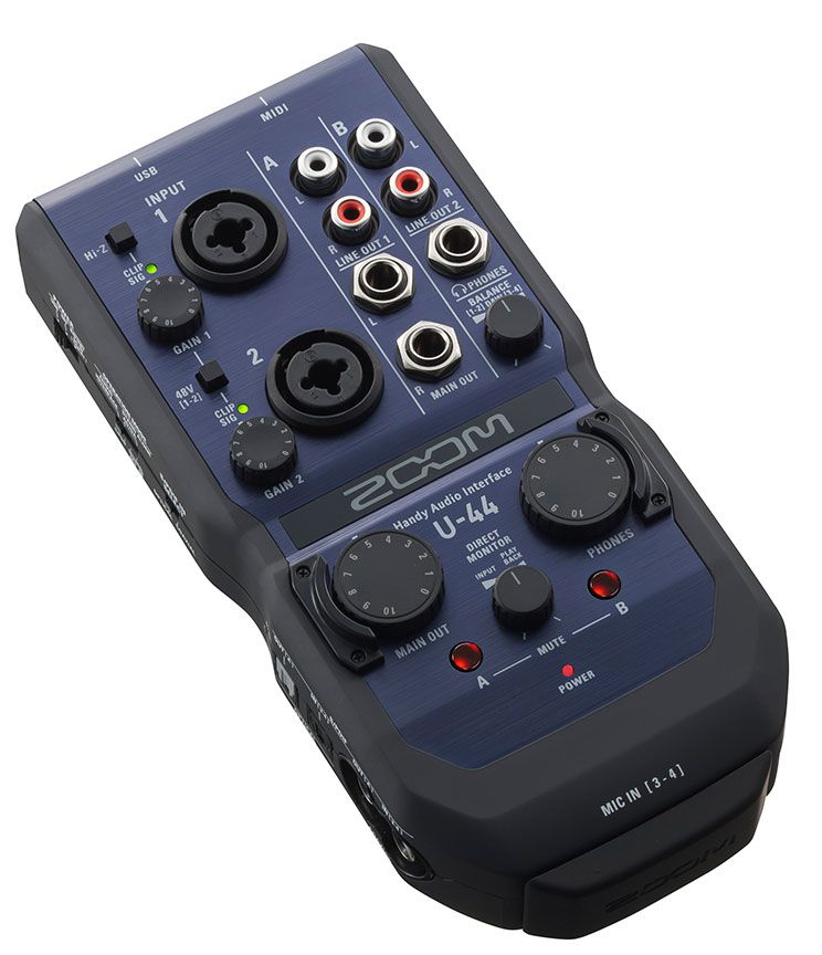 Ручной аудиоинтерфейс Zoom U-44