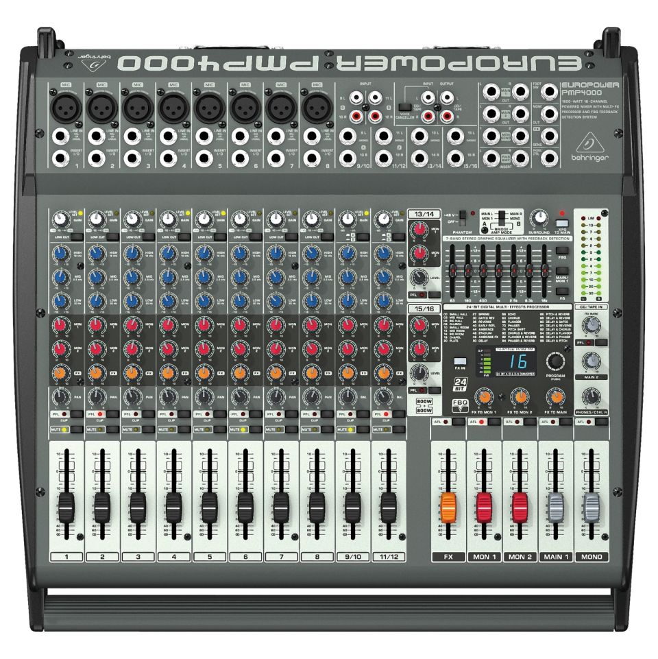 Микшерный пульт с усилителем BEHRINGER PMP4000