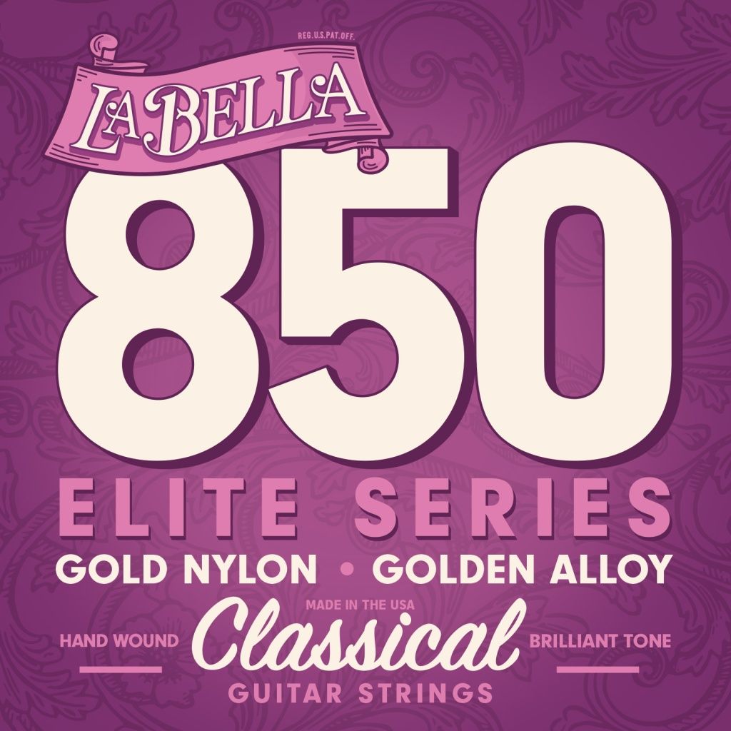 Комплект струн для классической гитары, бронза 80/20, La Bella 850 Elite
