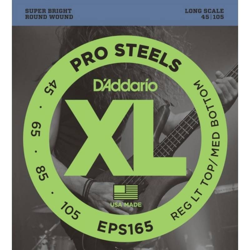 Струны для бас-гитары D'Aaddario EPS165