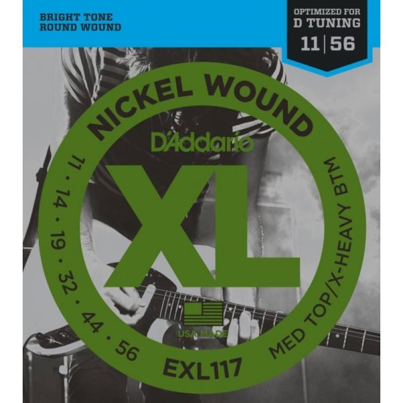 Струны для электрогитары D'Addario EXL117