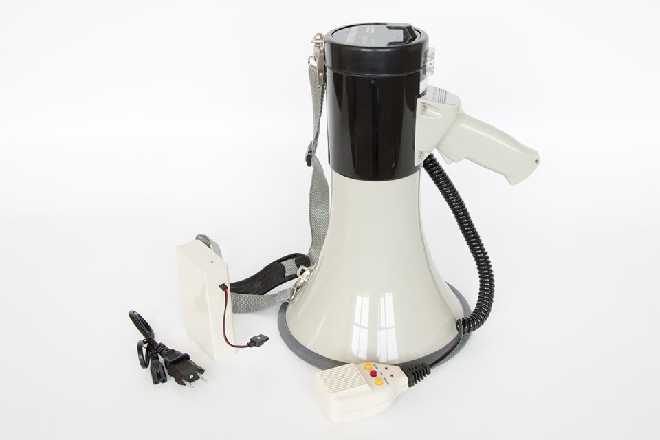 Ручной мегафон TerraSound MG-220RCL/black