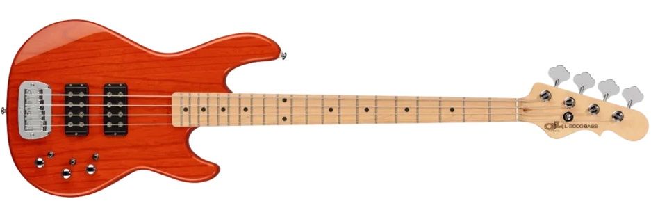 Бас-гитара G&L Tribute L-2000 Clear Orange
