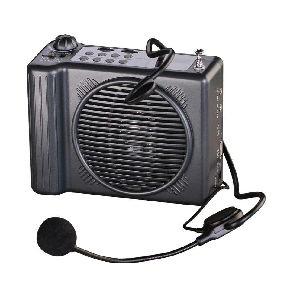 Усилитель голоса мегафон наплечный поясной TerraSound M-188UR