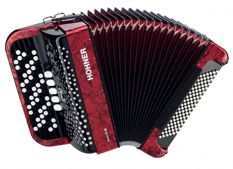 Баян HOHNER Nova III 96 red