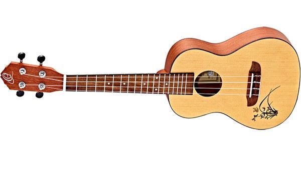 Укулеле концерт леворукая Ortega RU5L Bonfire Series