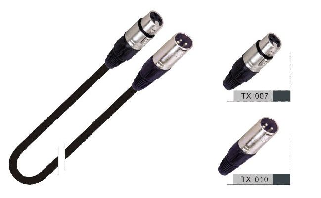 Кабель микрофонный XLR -XLR True magic TLC 1M/BK