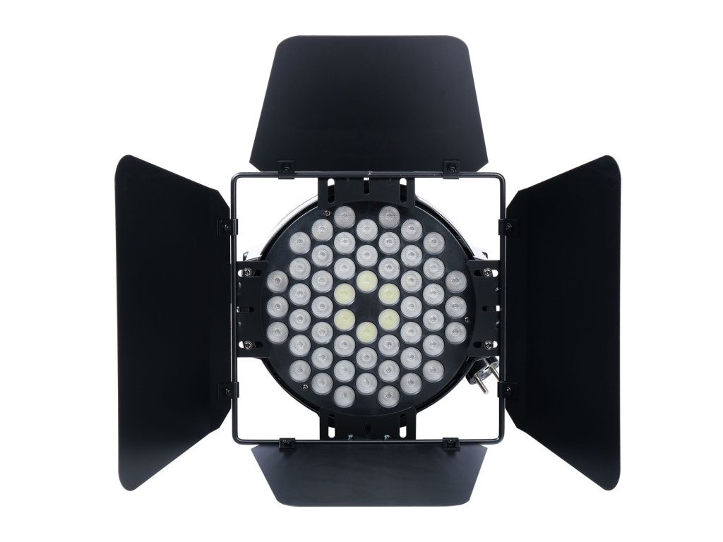 Светодиодный прожектор, со шторкой, RGBW, LED 54х1Вт, Bi Ray PLC002-CB