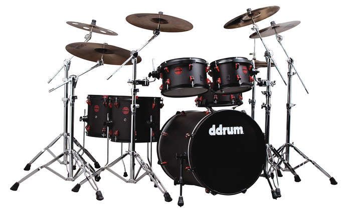 Ударная установка DDRUM HYBRID 6 BLK RED