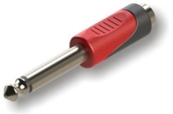 Переходник 1 x 6.3mm jack mono male (папа) - 1 x RCA female (мама) Roxtone RPAN260