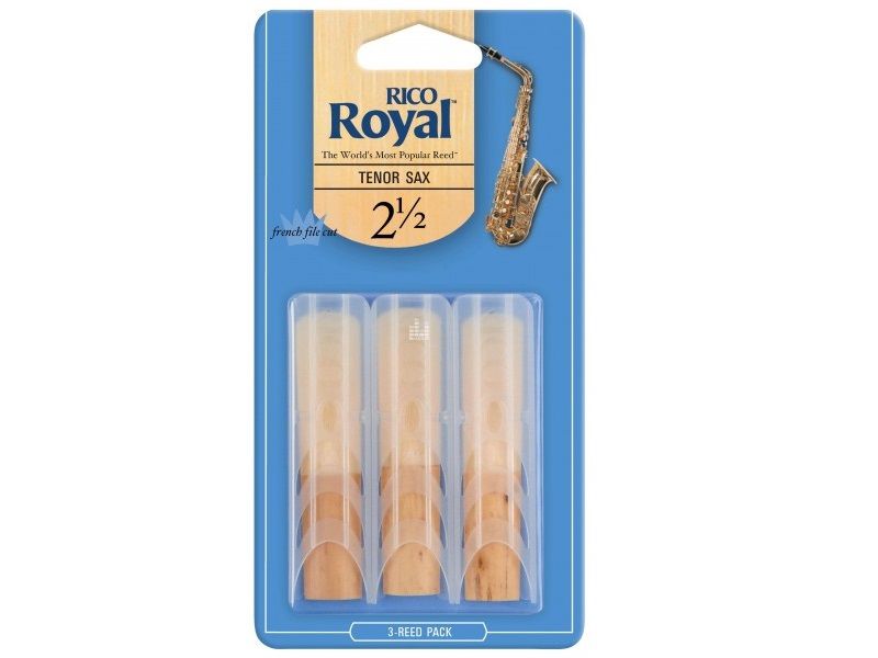 Трости для саксофона тенор Rico RKB0325 Royal №2,5 3 шт.