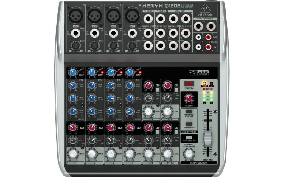 Микшерный пульт Behringer Q1202USB