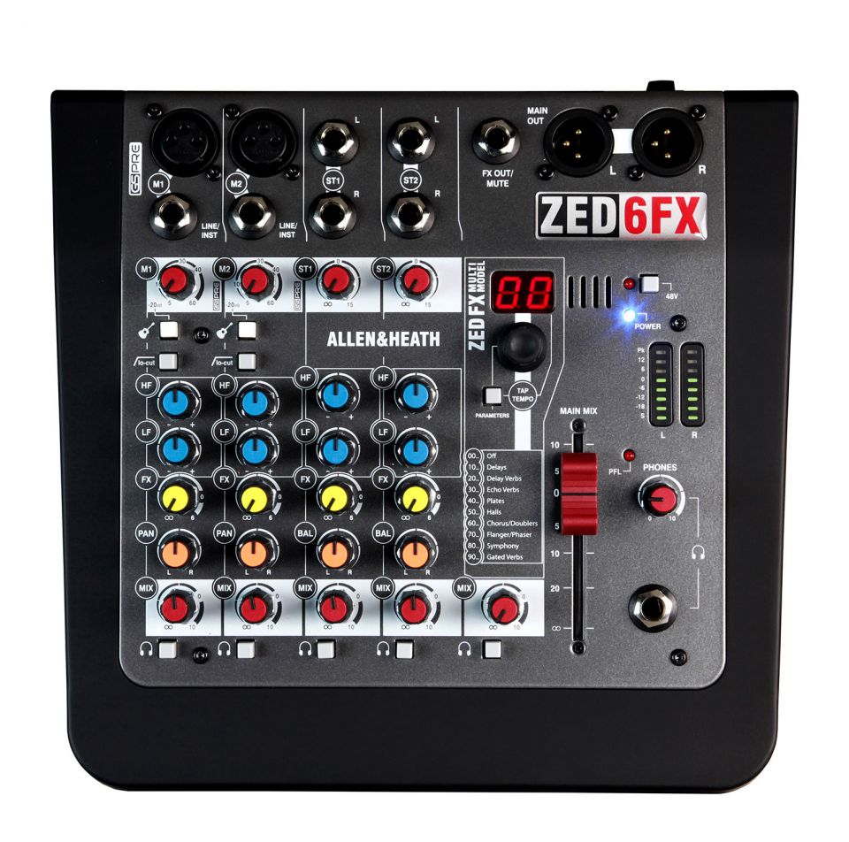 Микшерный пульт Allen & Heath ZED6FX
