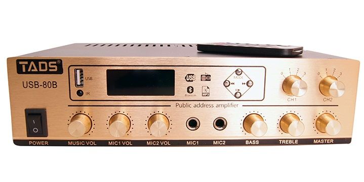 Усилитель мощности трансляционный 80Вт TADS DS-80B