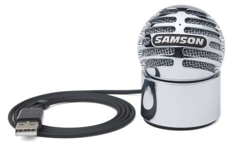 Конденсаторный USB-микрофон Samson Meteorite Chrome USB