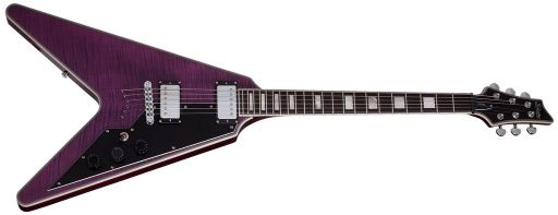 Электрогитара Schecter V-1 CUSTOM TRANS PURPLE