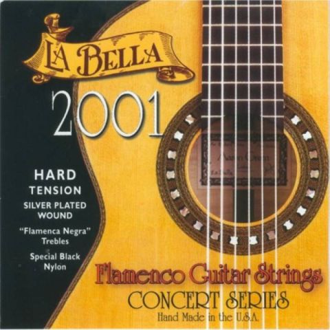 Струны для классической гитары La Bella 2001 Flamenco Hard 30-42