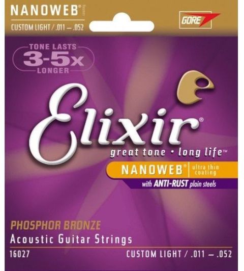 Струны для акустической гитары Elixir 16027