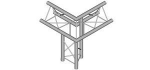 Секция фермы Dura Truss DT 23 C31-ULDR 3way corner 90