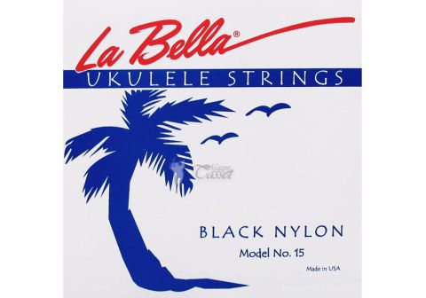 Комплект струн для укулеле сопрано La Bella 15-BLACK