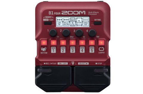 Басовый процессор Zoom B1 FOUR