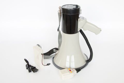 Ручной мегафон TerraSound MG-220RCL/black