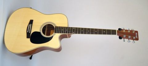 Акустическая гитара с вырезом и звукоснимателем Homage LF-4121CEQ
