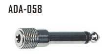 Переходник STANDS & CABLES ADA058 моно мини джек мама 3,5 мм -> моно джек папа 6,3 мм