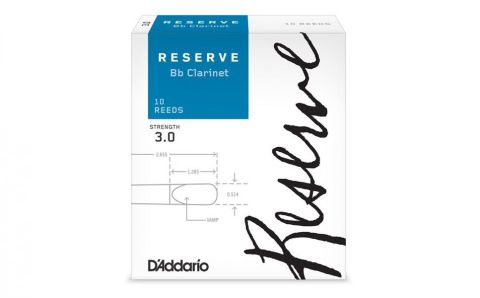 Трости для кларнета Bb Rico DCR1025 №2.5 10 шт/уп