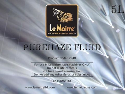 Жидкость для генератора тумана 5 л. Le Maitre Purerhaze Fluid 5 LTR