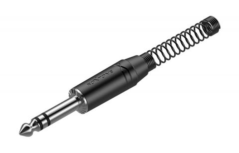 Разъем jack 1/4 стерео с пружиной ROXTONE RJ3PP-BN