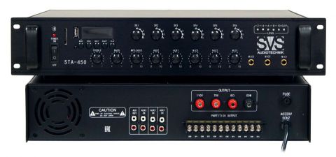 Микшер-усилитель 6-зонный SVS Audiotechnik STA-450