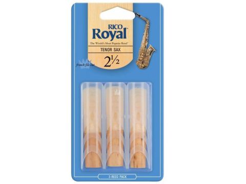 Трости для саксофона тенор Rico RKB0325 Royal №2,5 3 шт.