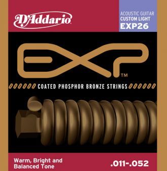 Струны для акустической гитары D'Addario EXP26